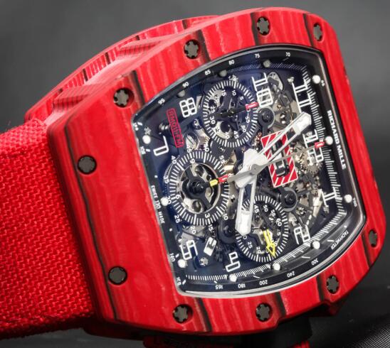 Richard Mille Replica Watch RM 011 Red TPT Quartz